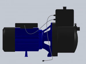 motor with controller 3D Model