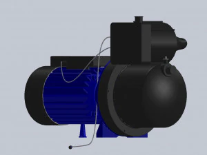 motor with controller 3D Model