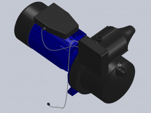 motor with controller 3D मॉडल