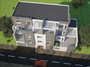 villa exterior visualisation 3D 模型