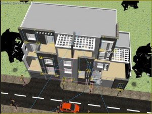 villa exterior visualisation 3D 模型