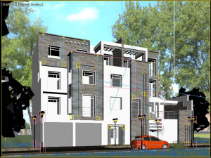 villa exterior visualisation 3D 模型