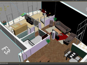 3d plan house 3D मॉडल