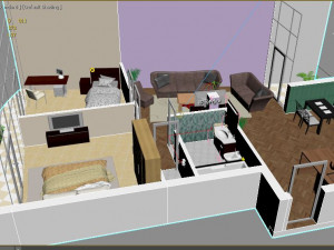 3d plan house 3D मॉडल