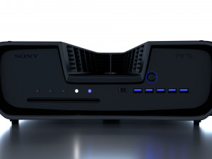 sony playstation 5 devkit 3D 模型