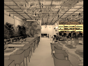 steakhouse tarantinos Modello 3D