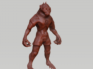 alien sculpture 3D Model