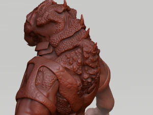 alien sculpture 3D Model