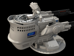 scifi Modello 3D