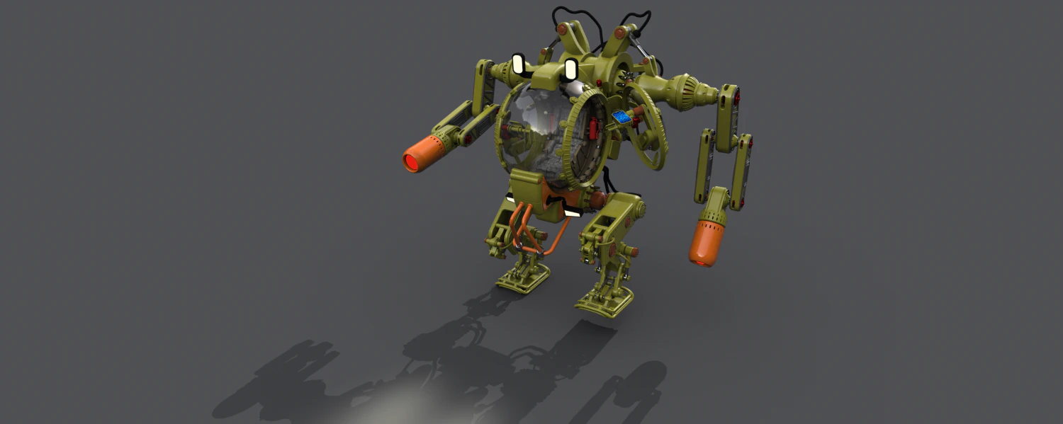 lander 3D Model .c4d .max .obj .3ds .fbx .stl .blend 