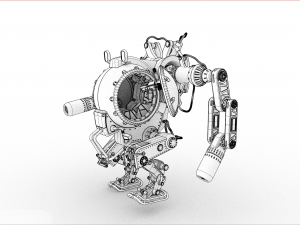 lander Modelo 3D