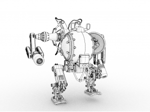 lander Modelo 3D