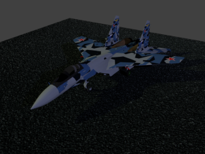 su-35 flanker e 3D मॉडल