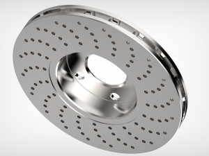 disk brake 3D मॉडल
