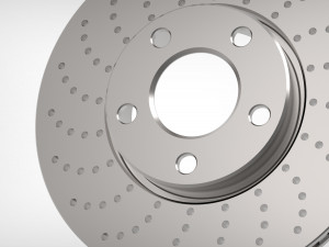 disk brake 3D मॉडल