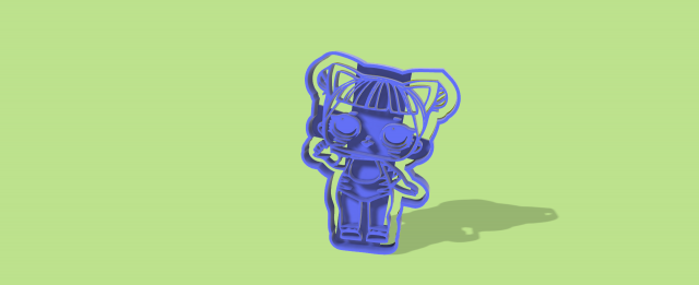 lol doll cutter 3D प्रिंट मॉडल .c4d .max .obj .3ds .fbx .stl .blend 