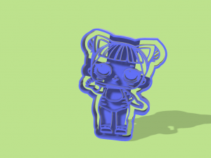 lol doll cutter 3D Print Model