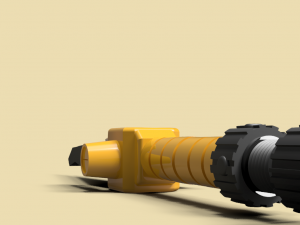 power dagger super sentai ranger yellow 3D Print Model