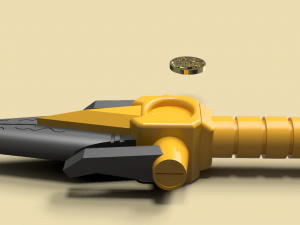 power dagger super sentai ranger yellow 3D Print Model