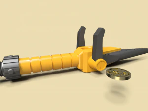 power dagger super sentai ranger yellow 3D Print Model