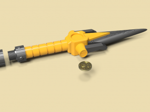 power dagger super sentai ranger yellow 3D Print Model