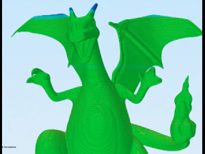 charizard con base y pokebola 3D Print Model