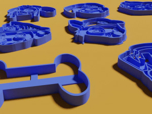 cookie cutter paw patrol 3D Print Model