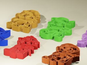 kit cookie cutter paw patrol full body Modèles 3D en vedette