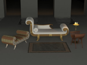 roman furniture 3D Model