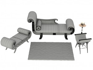 roman furniture 3D Model
