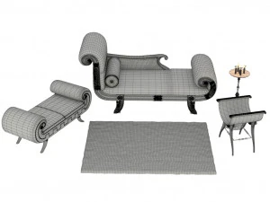 roman furniture 3D Model