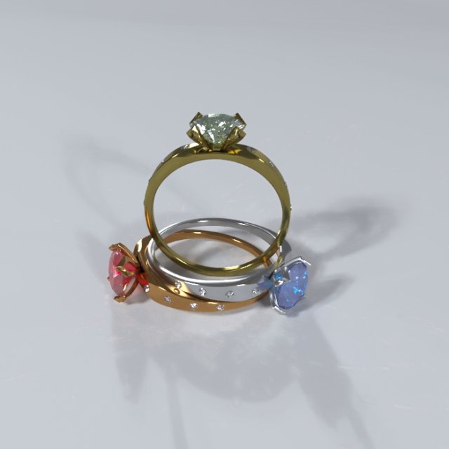 simple ring 3D Model .c4d .max .obj .3ds .fbx .stl .blend 