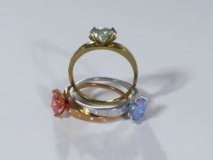 anillo sencillo Modelo 3D
