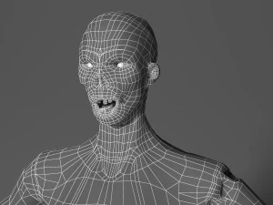 animasi zombie Model 3D