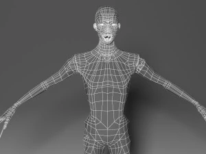 animasi zombie Model 3D