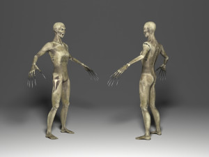 zombie animated 3Dモデル