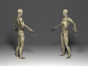zombie animated 3Dモデル