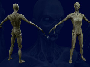 zombie animated 3Dモデル