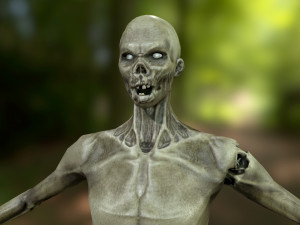 zombie animated 3Dモデル