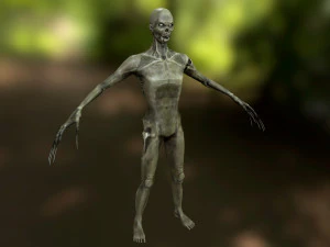 animasi zombie Model 3D