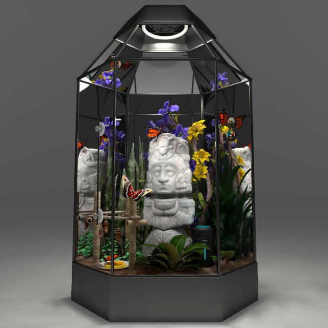 insectarium 3D Model .c4d .max .obj .3ds .fbx .stl .blend 