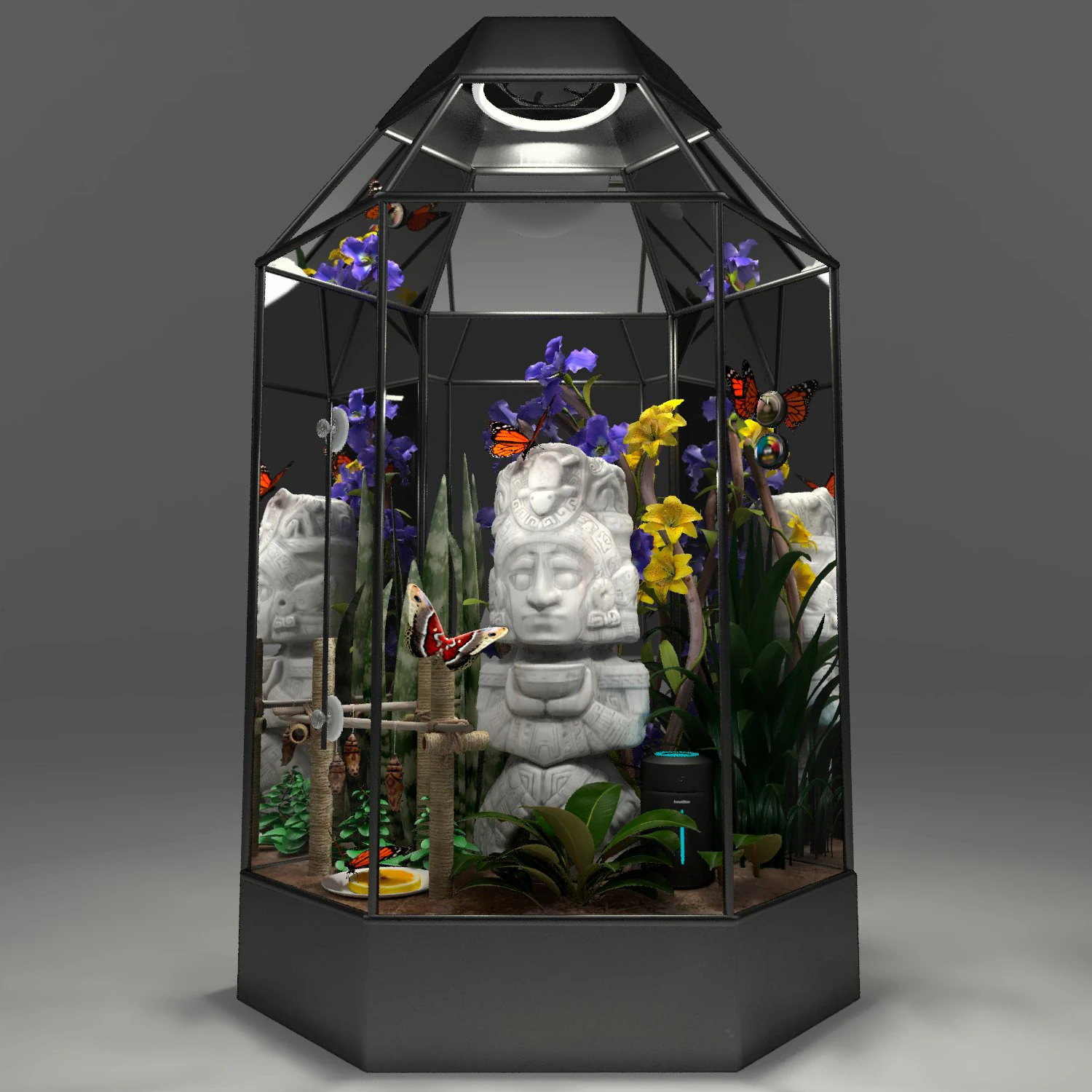 insectarium 3D Model .c4d .max .obj .3ds .fbx .stl .blend