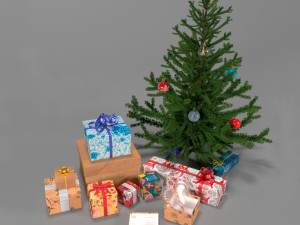 model christmas set 3D Model