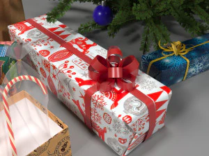 model christmas set 3D Model