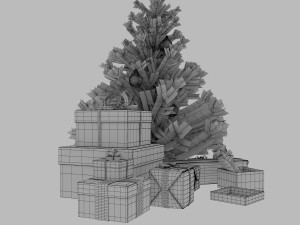 model christmas set 3Dモデル