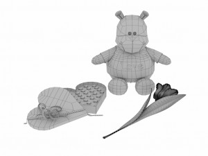 gipopotamus 3D 模型