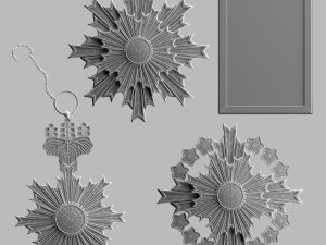 rising sun orders Model 3D