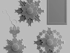 rising sun orders 3D Model