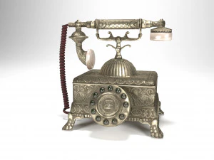 telefone antigo Modelo 3D