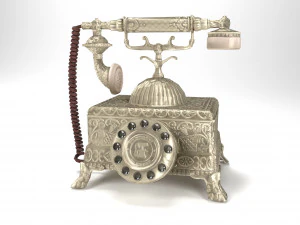 telefone antigo Modelo 3D